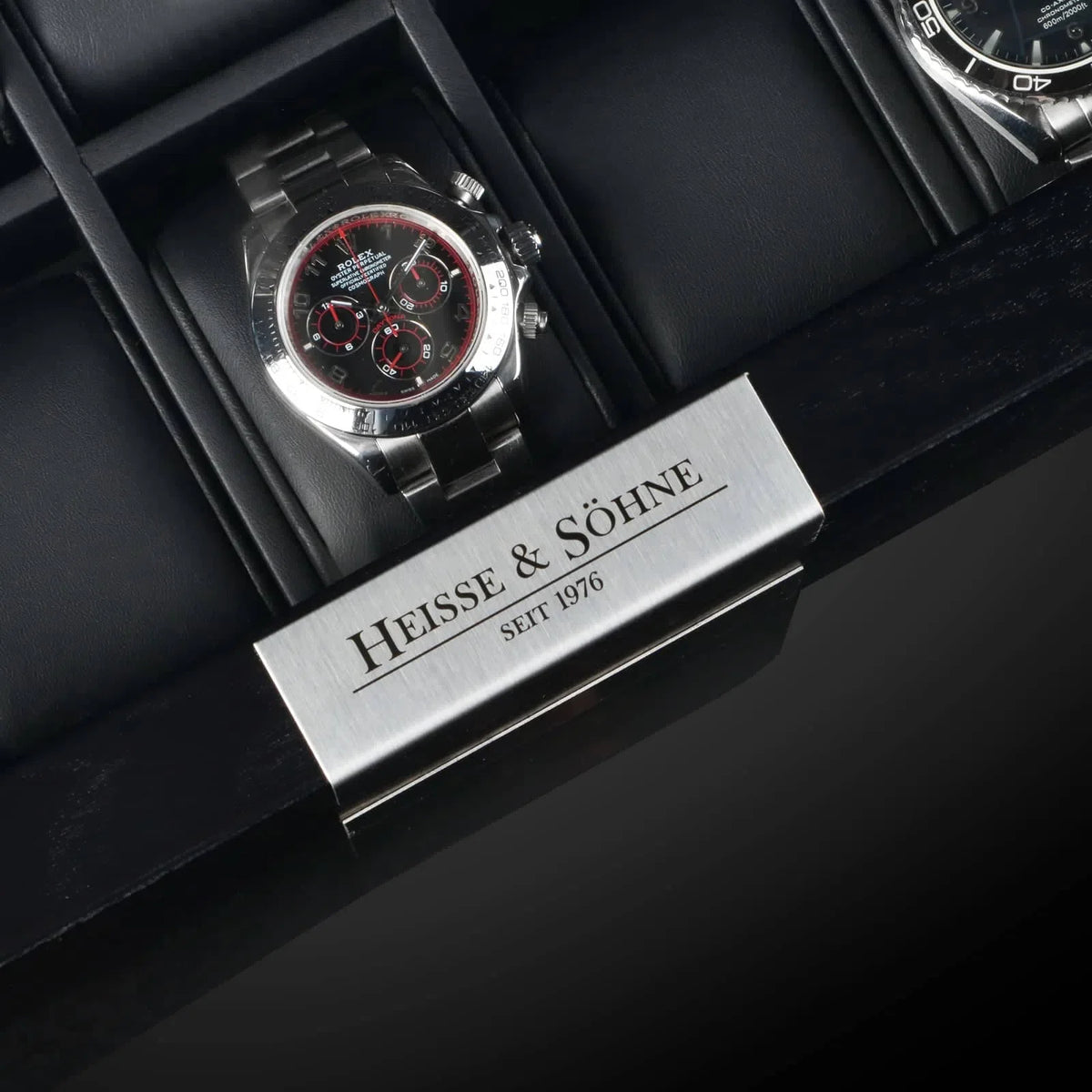 Watch Box - Monterray Satin Black-5-Le Remontoir