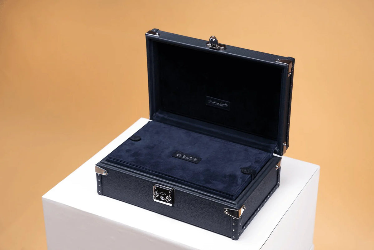Watch Box - Petra Togo Dark Blue-5-Le Remontoir