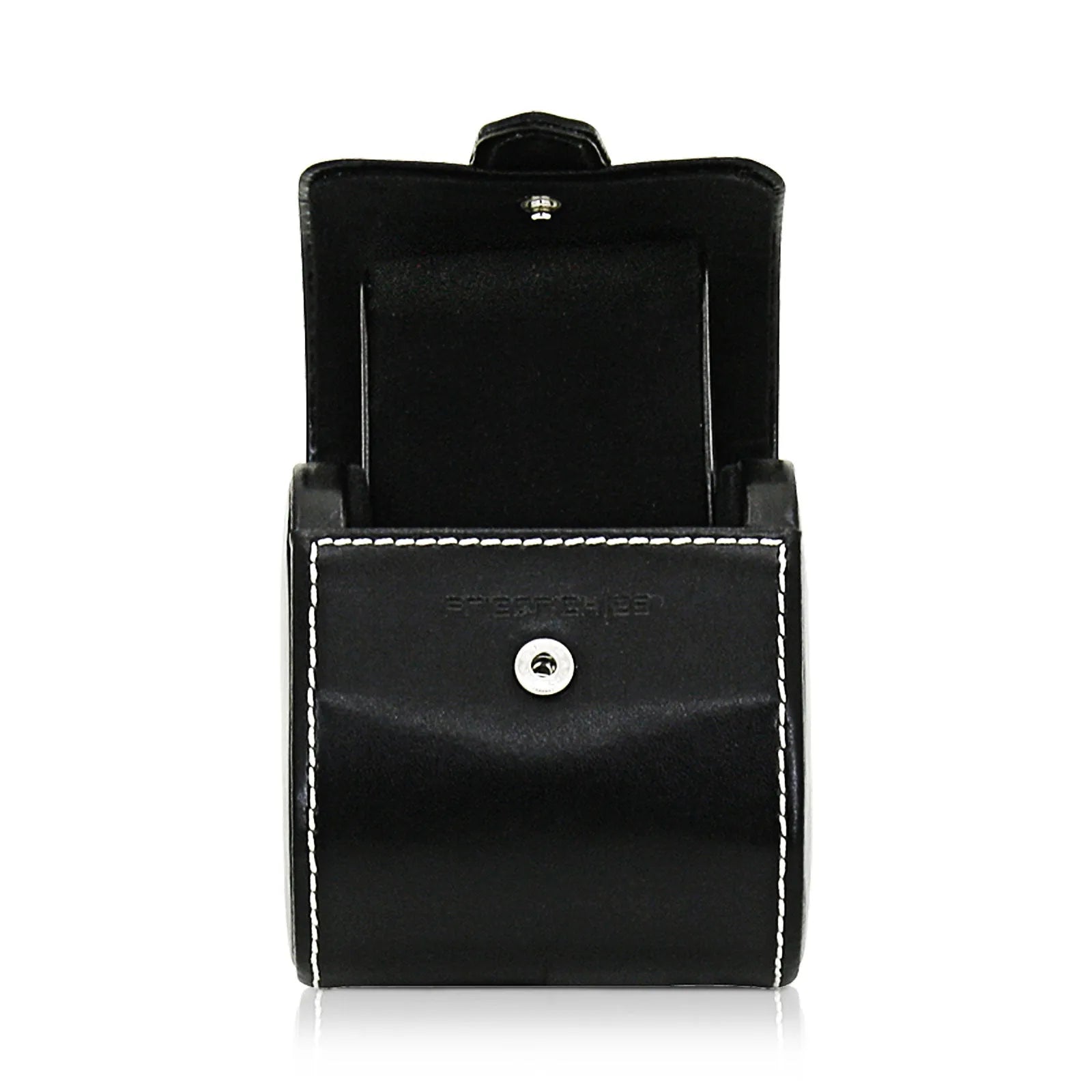 London Roll Watch Case – 1 Watch – Black-1-Le Remontoir