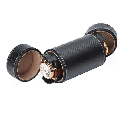 Watch Travel Case - Roll Duo Carbon-1-Le Remontoir