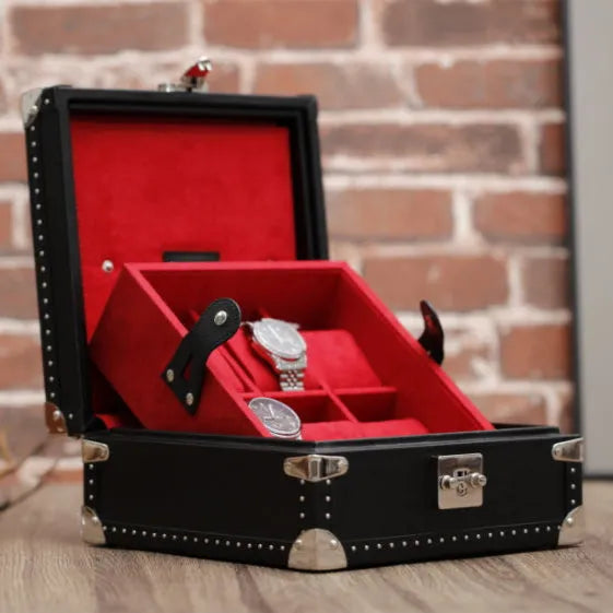 Hexa Carmine-1-4 to 8 watches,Leather,Le Remontoir