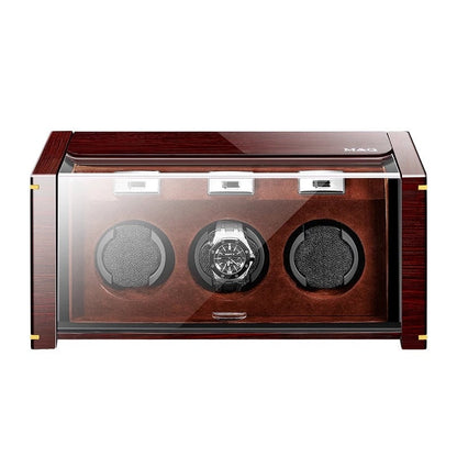 Carmine Trio Watch Winder-2-Le Remontoir
