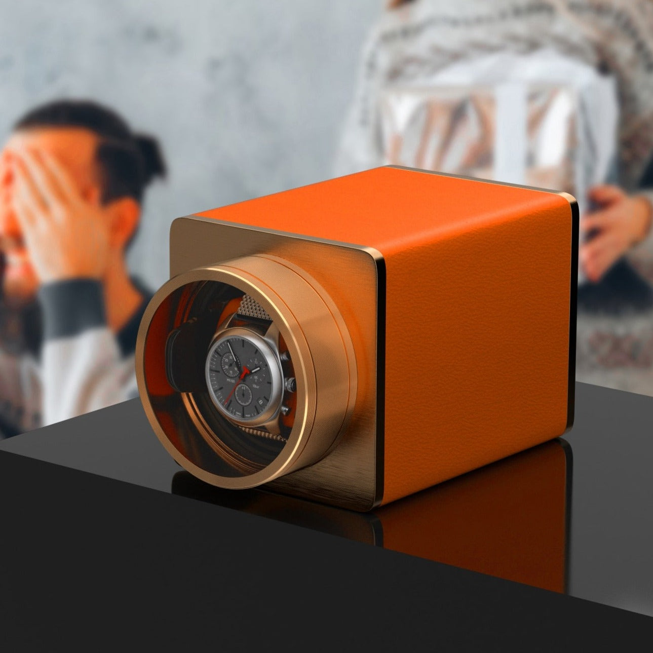 DUKWIN Apricot Watch Winder-5-Le Remontoir