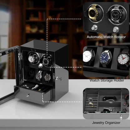 DUKWIN Green Exhibition Watch Winder-3-Le Remontoir