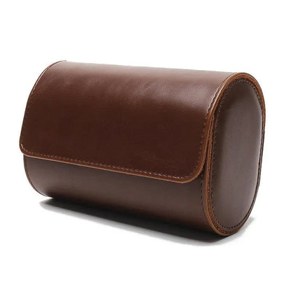 Watch Case - Duo Brown-1-Le Remontoir