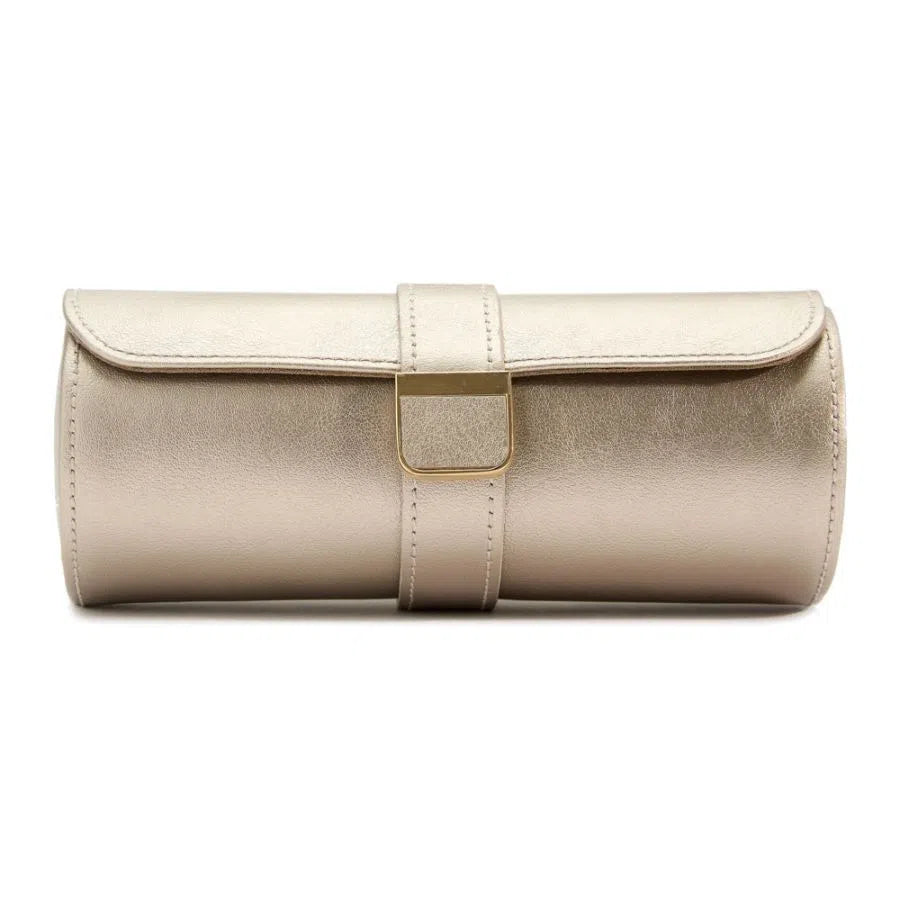 Palermo Double Watch Case with Pewter Pouch-2-Le Remontoir