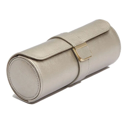 Palermo Double Watch Case with Pewter Pouch-5-Le Remontoir