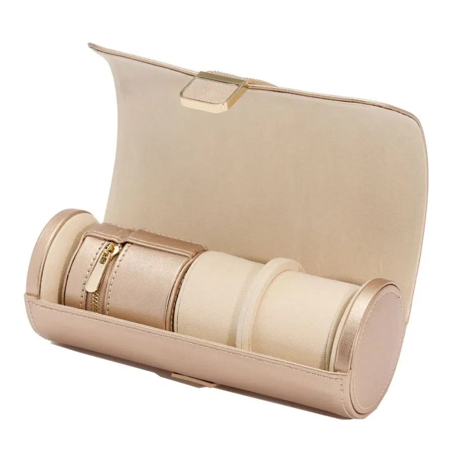 Palermo double case with rose gold pouch-1-Le Remontoir