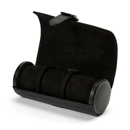 British Racing triple watch travel case black-1-Le Remontoir