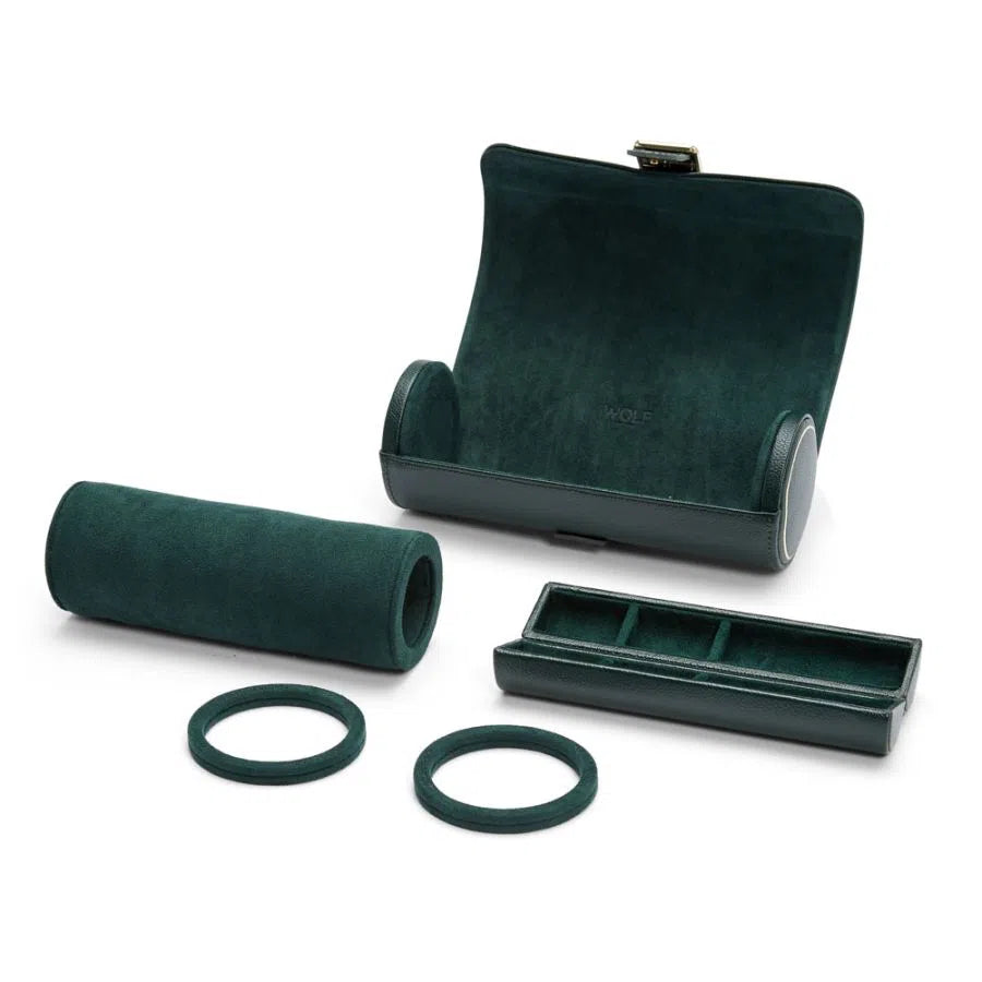 British Racing Triple Watch Case – Green-6-Le Remontoir