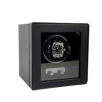 Watch Winder Cube Divan · 1 Watch · Onyx Black