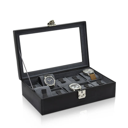 Watch Box – Infinity 10 Black/Anthracite-1-Le Remontoir
