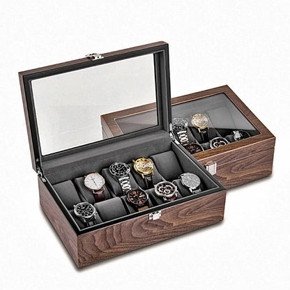 Spacious Oak Watch Box-2-Le Remontoir