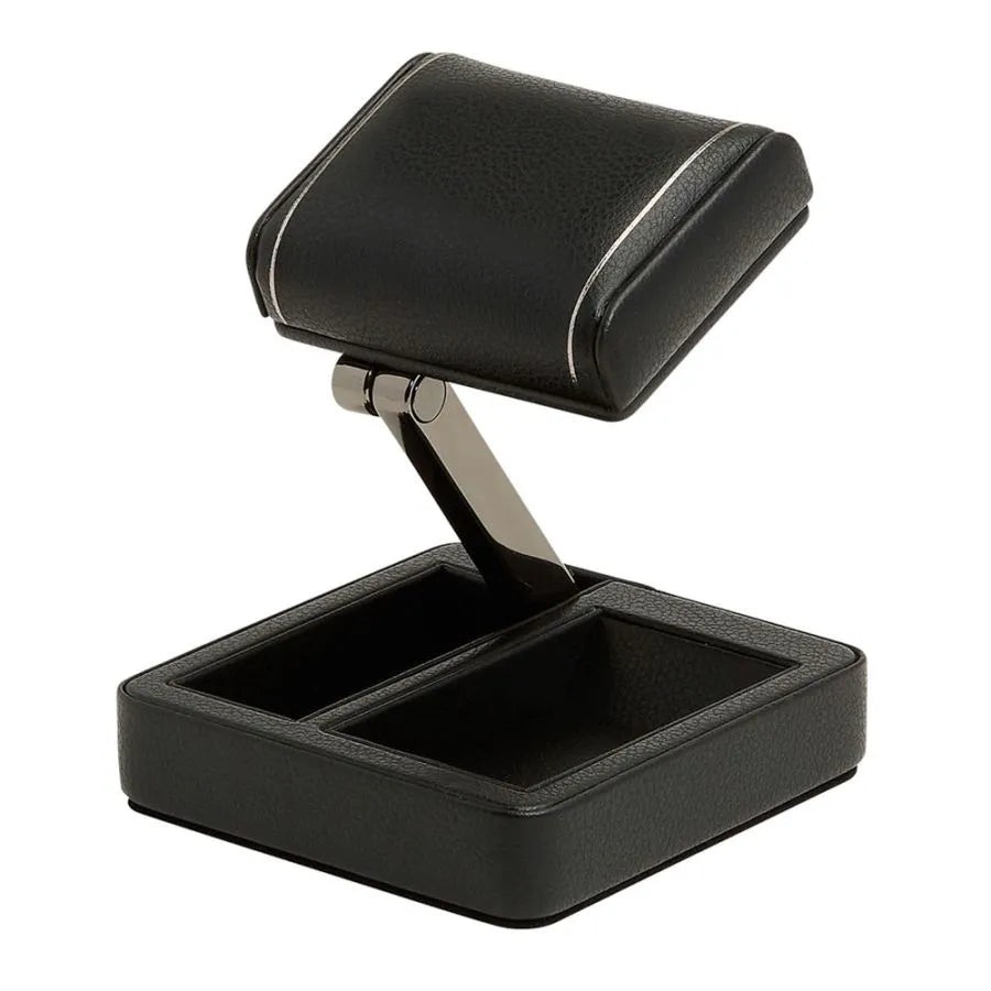 Single Watch Travel Case – British Racing Black-1-Le Remontoir