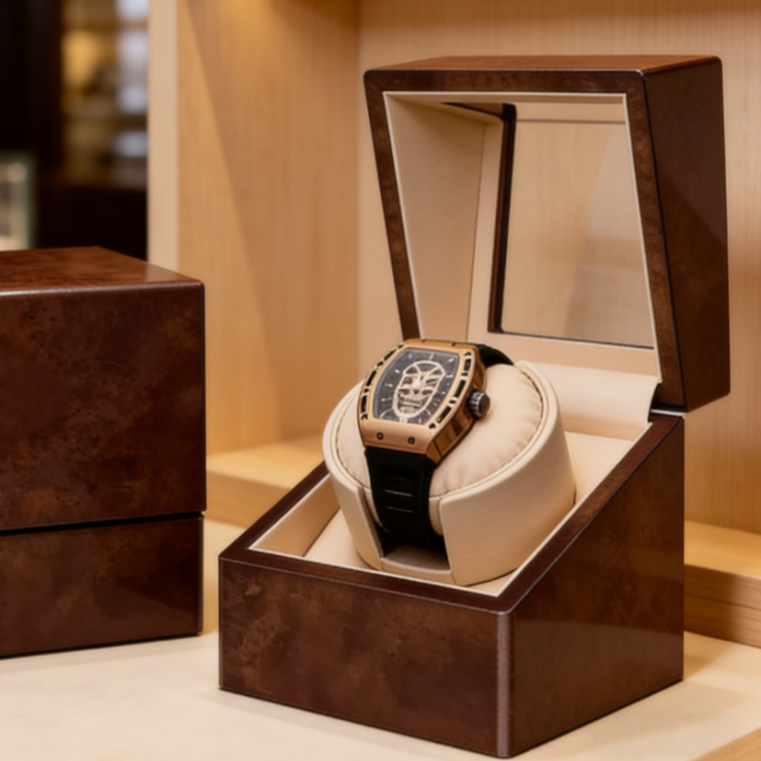 Watch Winder - Deluxe Camphor Wood-3-Le Remontoir