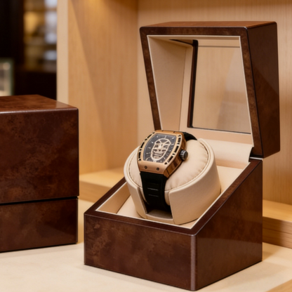 Watch Winder - Deluxe Camphor Wood-3-Le Remontoir