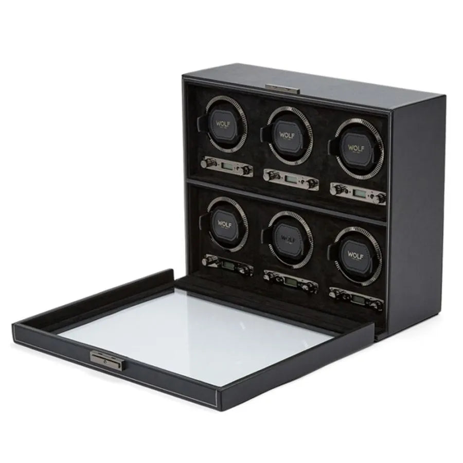 6-Watch British Racing Winder – Black-1-Le Remontoir