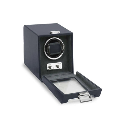 Elegance Paris Watch Winder – Blue/Grey-1-Le Remontoir