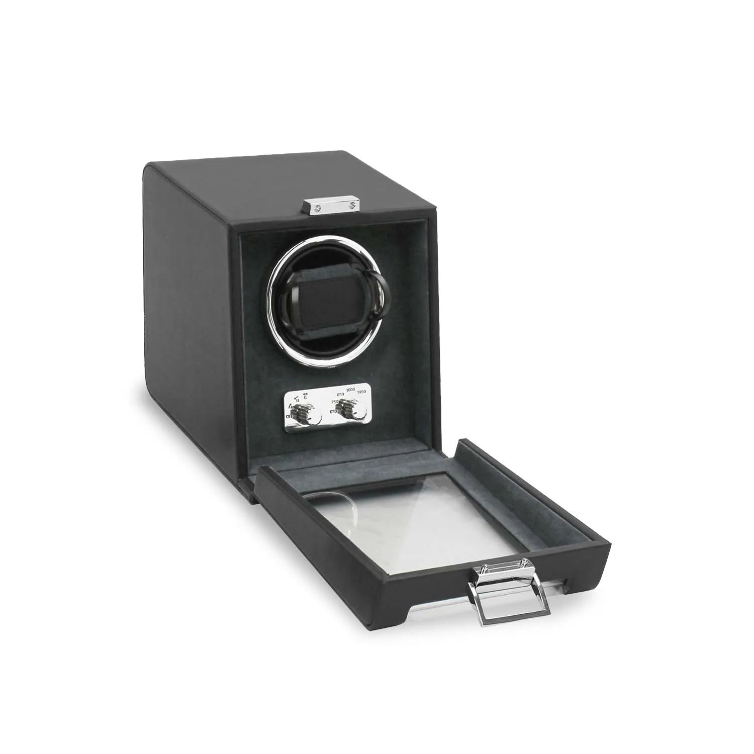 Elegance Paris Watch Winder – Black/Grey-1-Le Remontoir