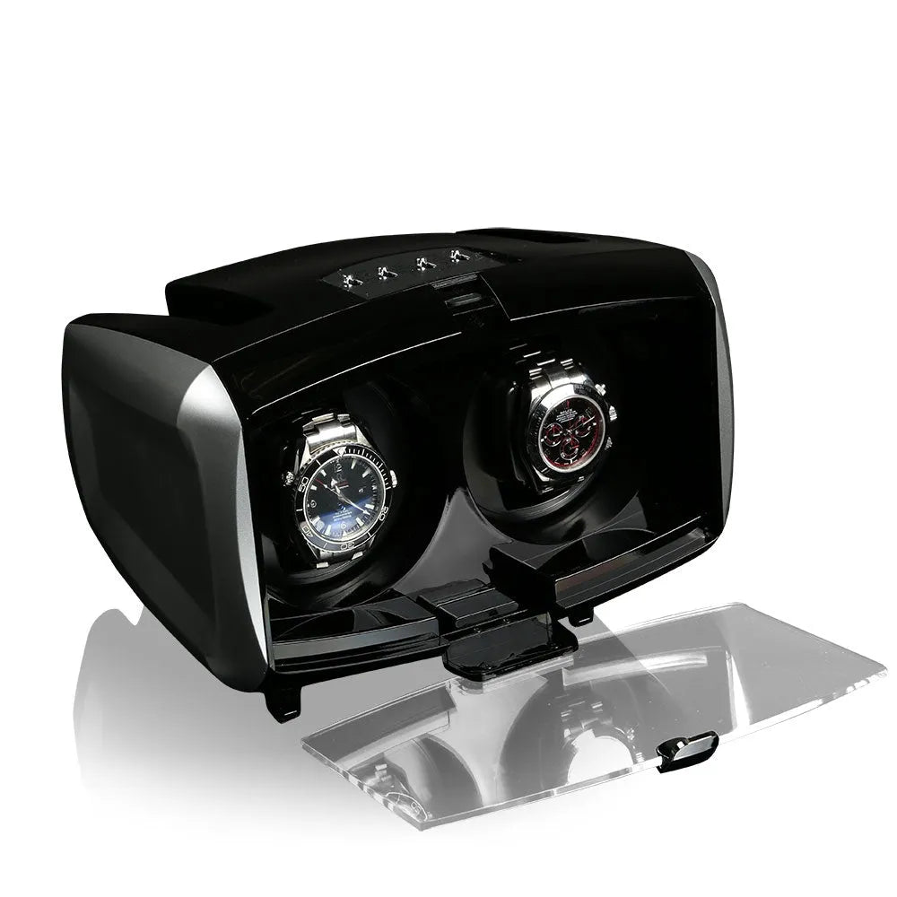 Automatic Watch Winder Luxor – Silver/Black