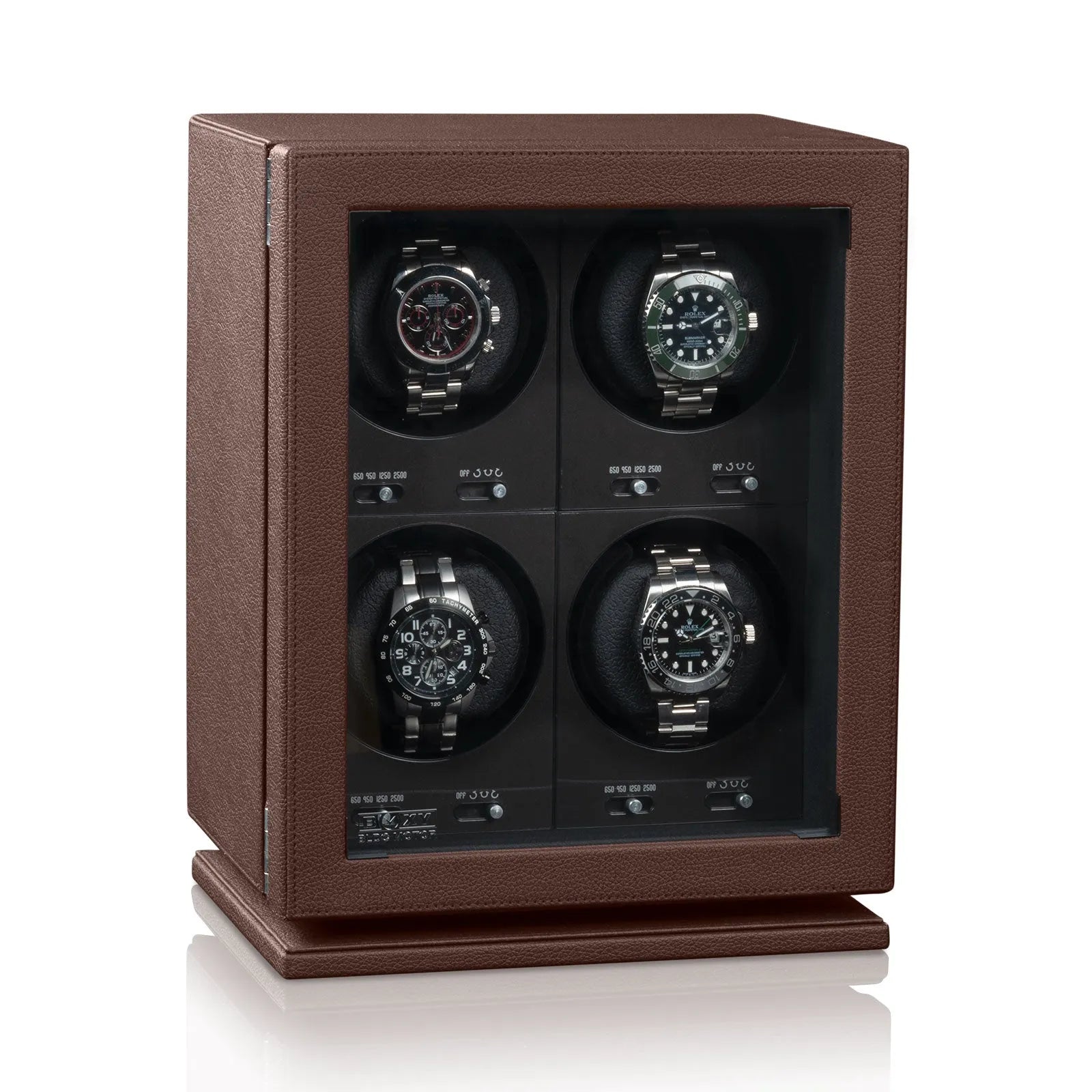 Watch Winder – BLDC-B04 Dark Brown-1-Le Remontoir