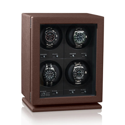 Watch Winder – BLDC-B04 Dark Brown-1-Le Remontoir