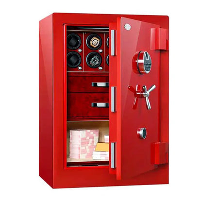 Watch Winder - Coffre Fort Écarlate-1-Le Remontoir