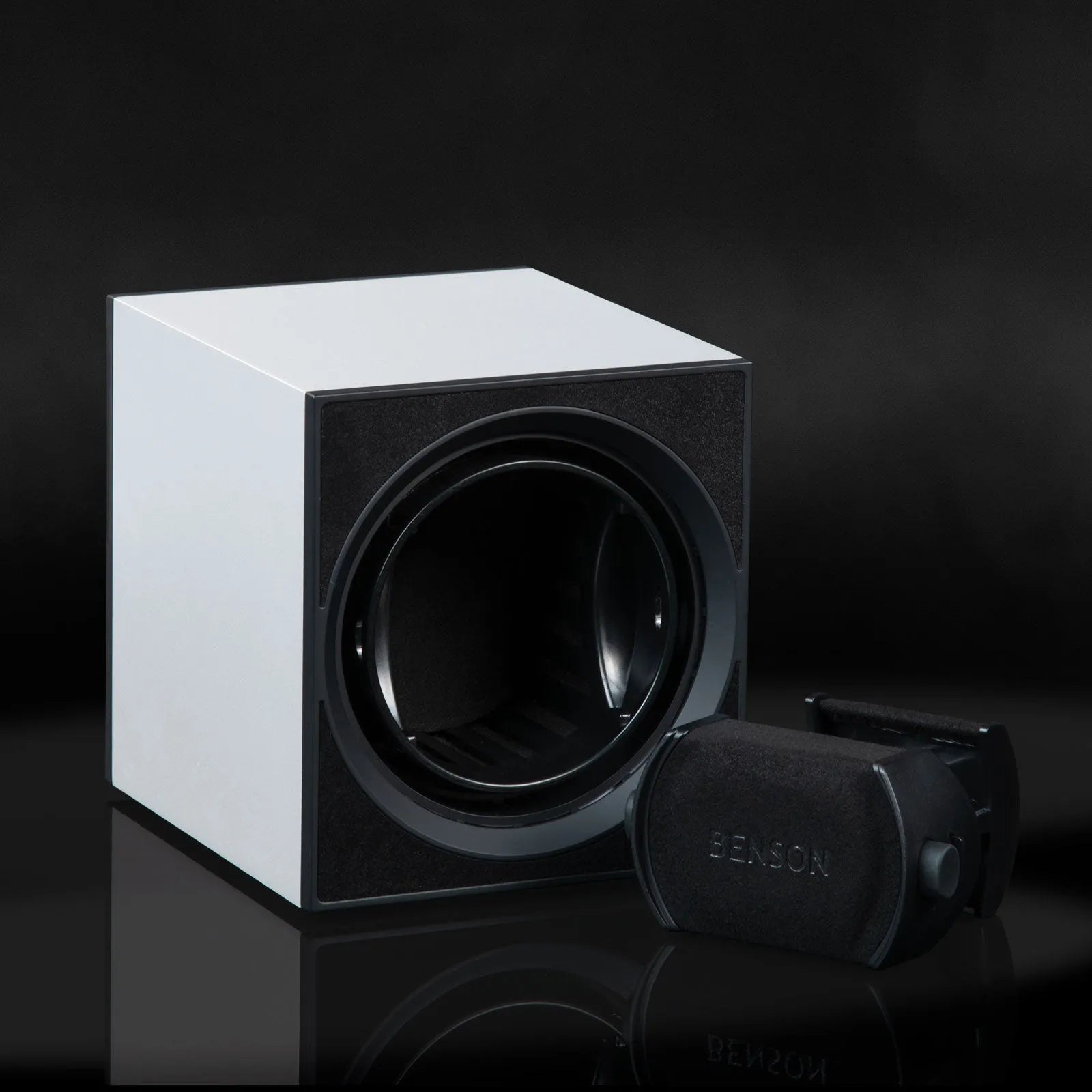 Watch Winder – Compact Aluminium 1 White-2-Le Remontoir