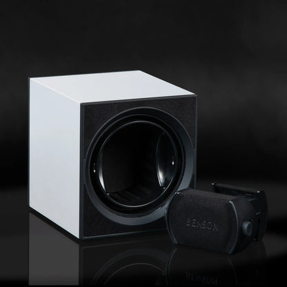 Watch Winder – Compact Aluminium 1 White-2-Le Remontoir