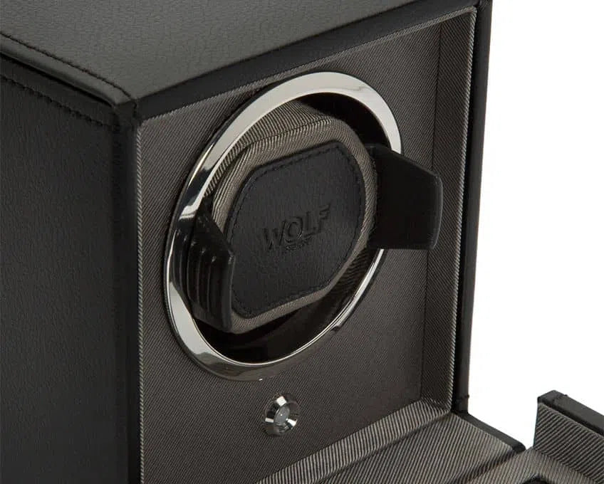 Watch Winder - Cube Cover Black-5-Le Remontoir