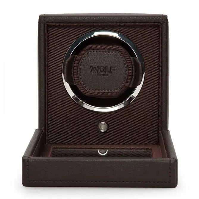 Watch Winder - Cube Cover Brown-1-Le Remontoir