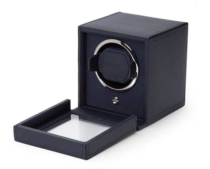 Watch Winder - Cube Cover Navy-3-Le Remontoir