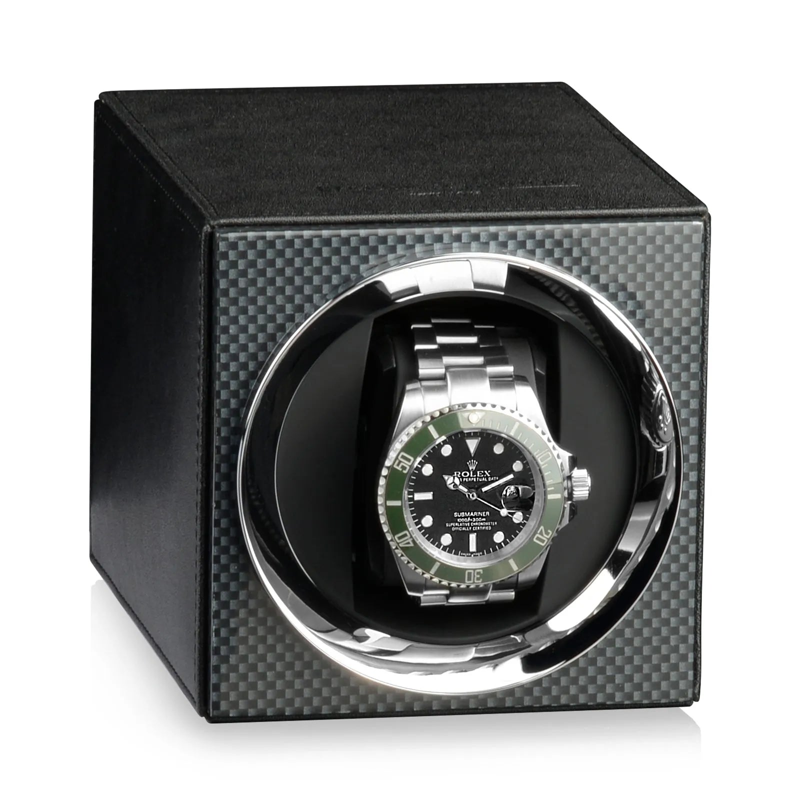 Watch Winder – Lune Carbon Lacquer-1-Le Remontoir