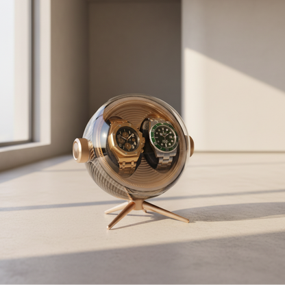 Watch Winder - Tripod Duo Carbon Fiber