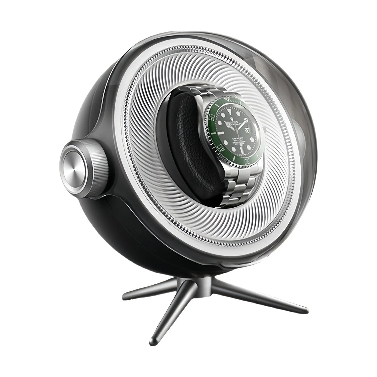 Watch Winder - Tripode Solo Black-1-Le Remontoir