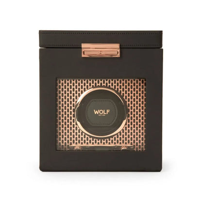 Single Axis Watch Winder with Storage – Copper-3-Le Remontoir