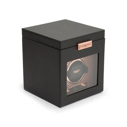 Single Axis Watch Winder with Storage – Copper-4-Le Remontoir