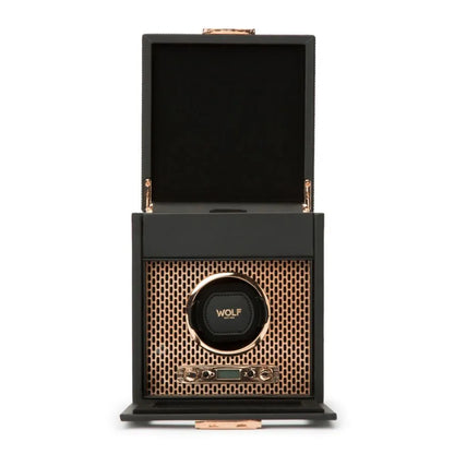 Single Axis Watch Winder with Storage – Copper-2-Le Remontoir