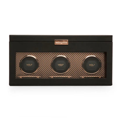 Triple Axis Watch Winder with Storage – Copper-3-Le Remontoir