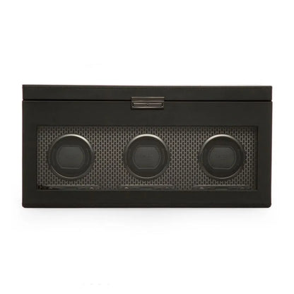Triple Axis Watch Winder with Storage – Powder-Coated Finish-3-Le Remontoir