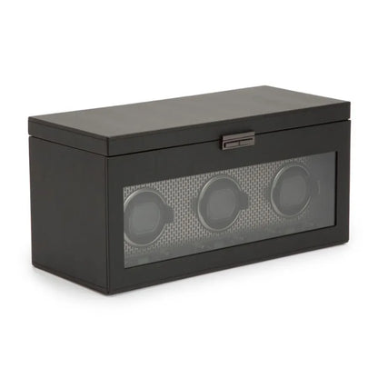 Triple Axis Watch Winder with Storage – Powder-Coated Finish-4-Le Remontoir