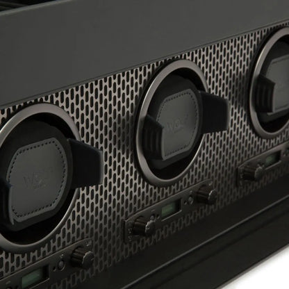 Triple Axis Watch Winder with Storage – Powder-Coated Finish-6-Le Remontoir