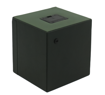 Watch Winder Cube Divan · 1 Watch · Cedar Green