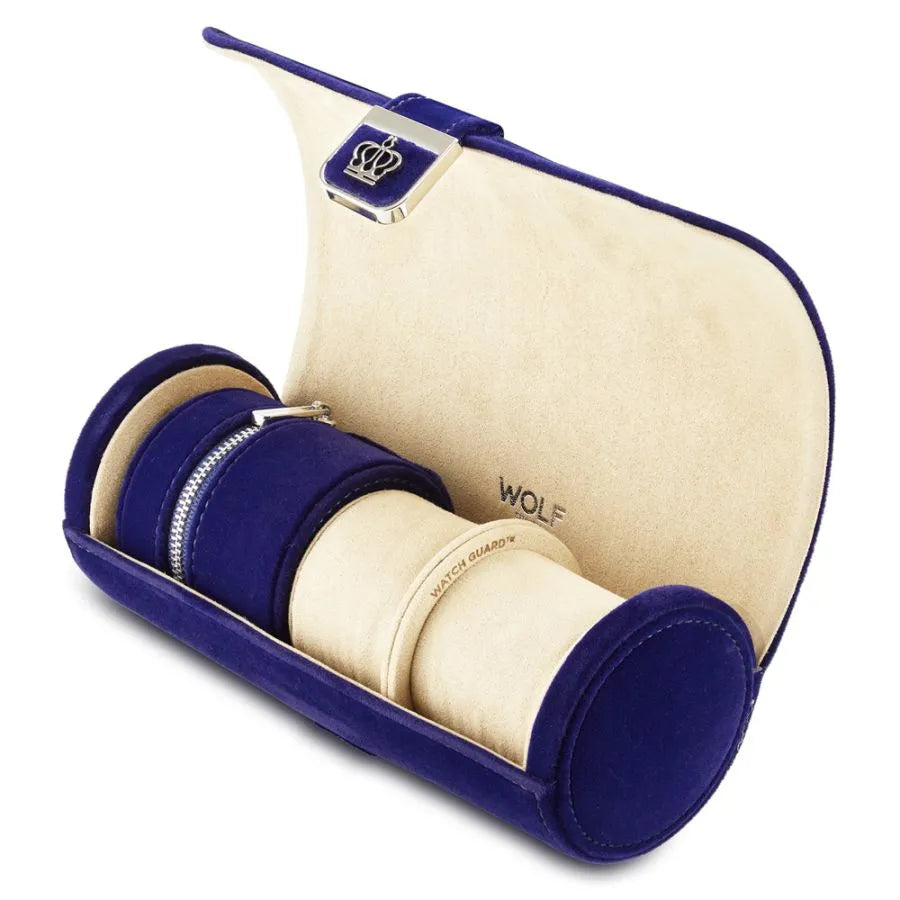 Royal Asscher Double Watch Roll with Storage-1-Le Remontoir