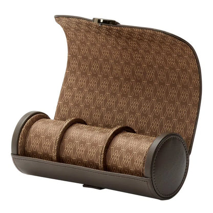 Three-Watch Roll – Coffee Brown-1-Le Remontoir