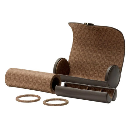 Three-Watch Roll – Coffee Brown-3-Le Remontoir