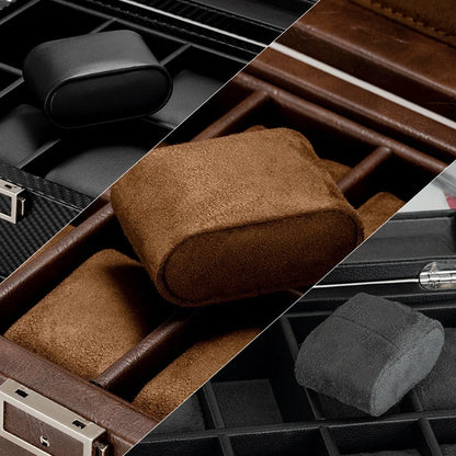 Luxury Brown Watch Winder with storage-2-Le Remontoir