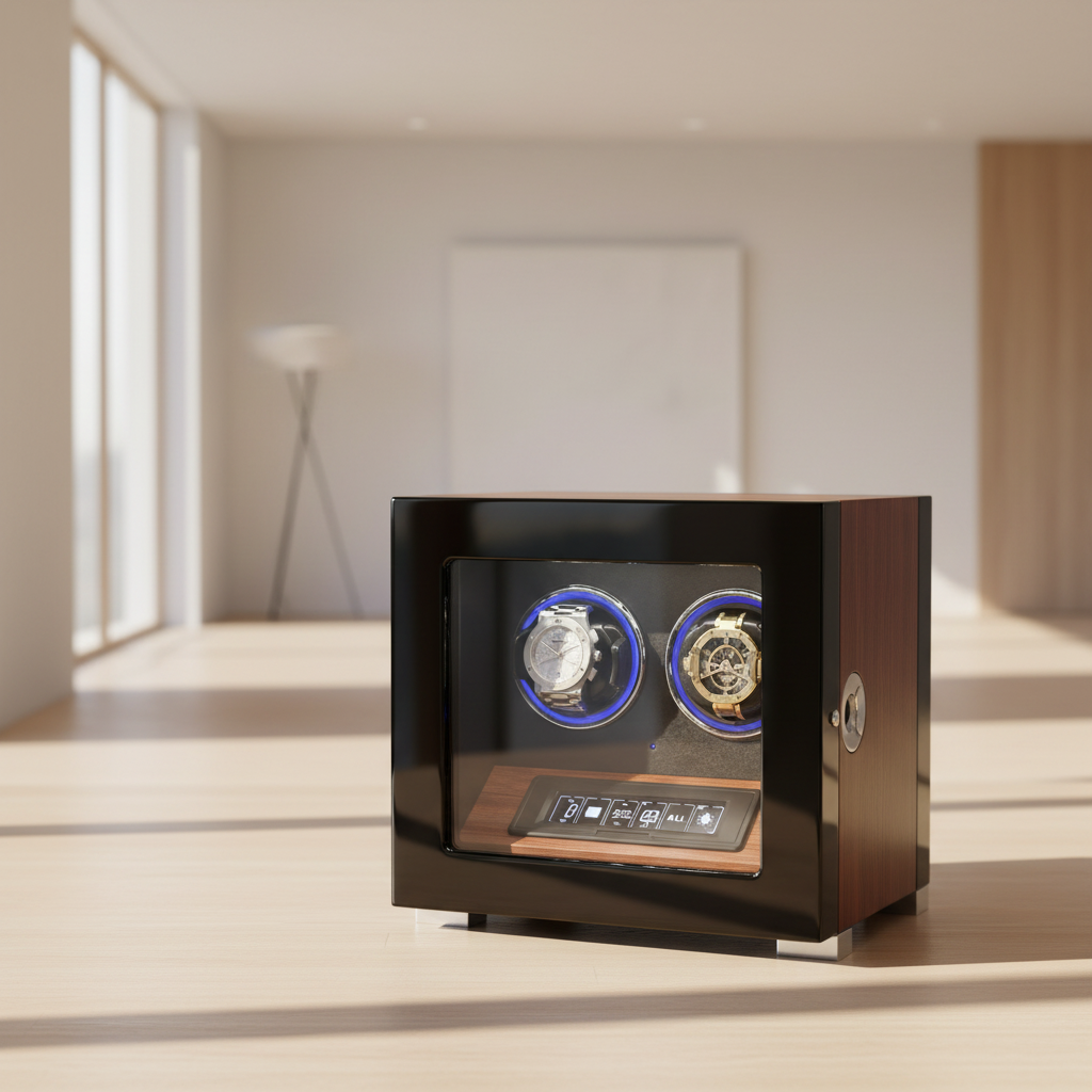 Brown Dual Watch Winder-2-Le Remontoir