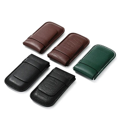Simple Black Leather Case-3-Le Remontoir