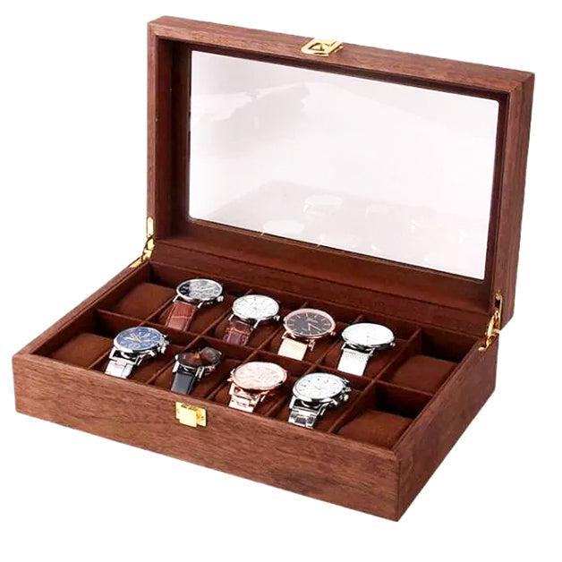 Spacious Teak Watch Box Set : Prestig – Le Remontoir US